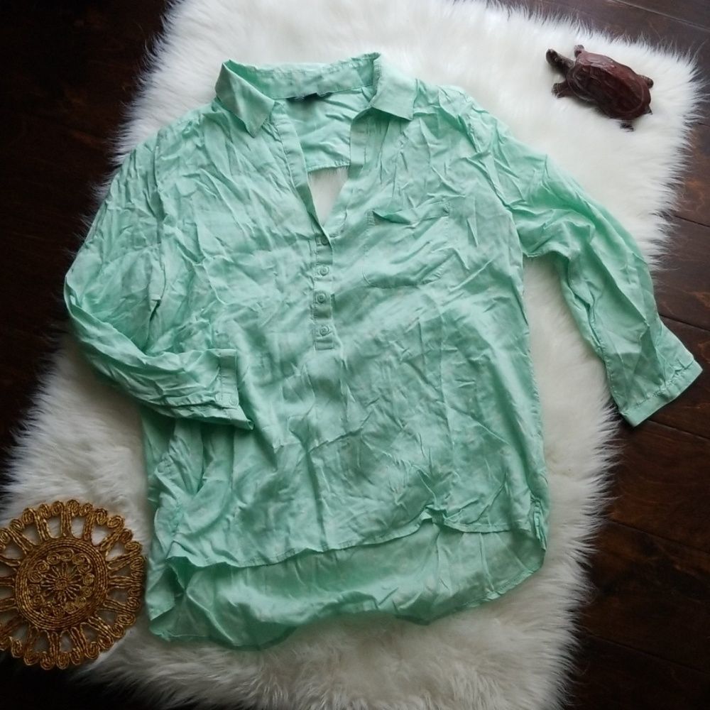 American Eagle feather blouse